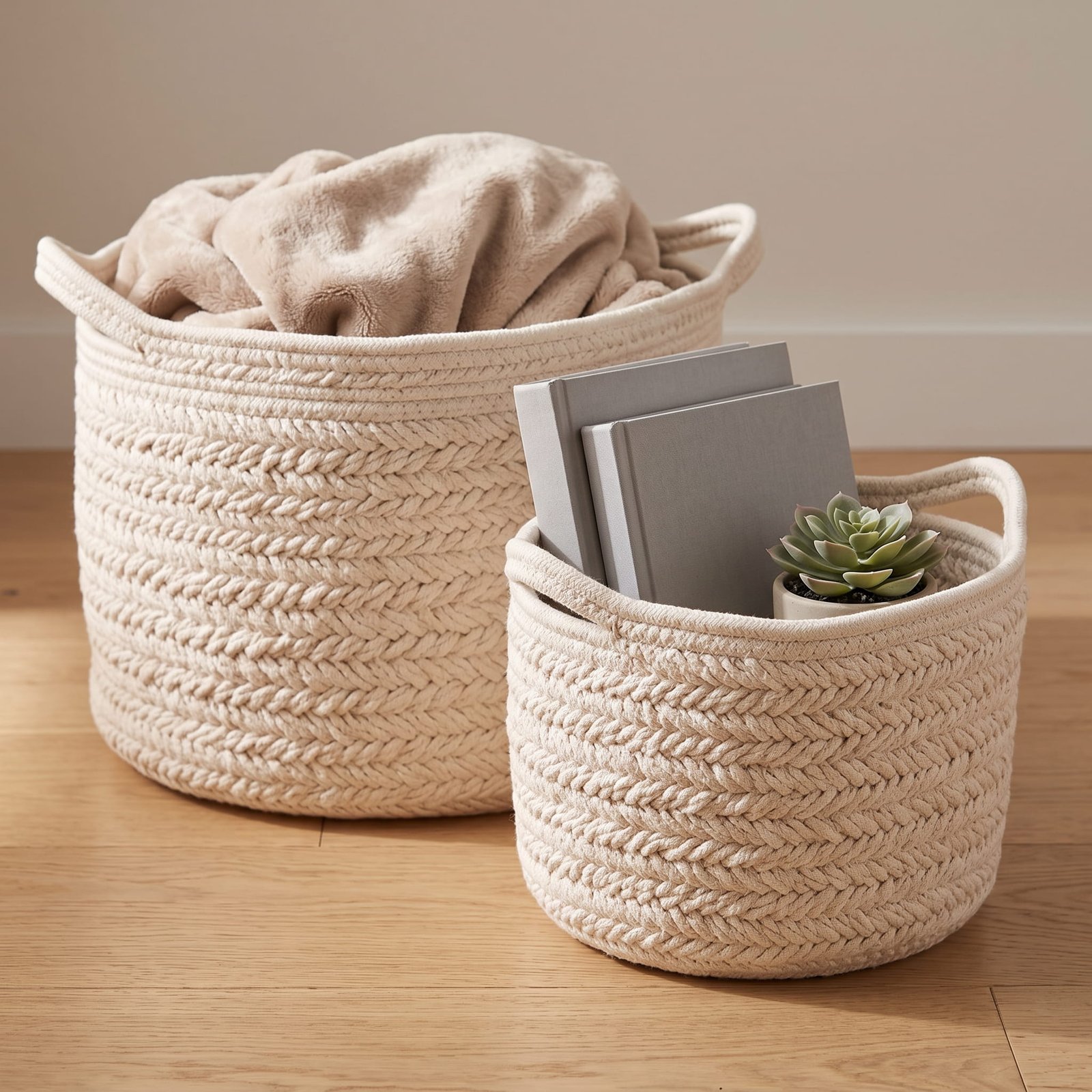 Rope Storage Baskets